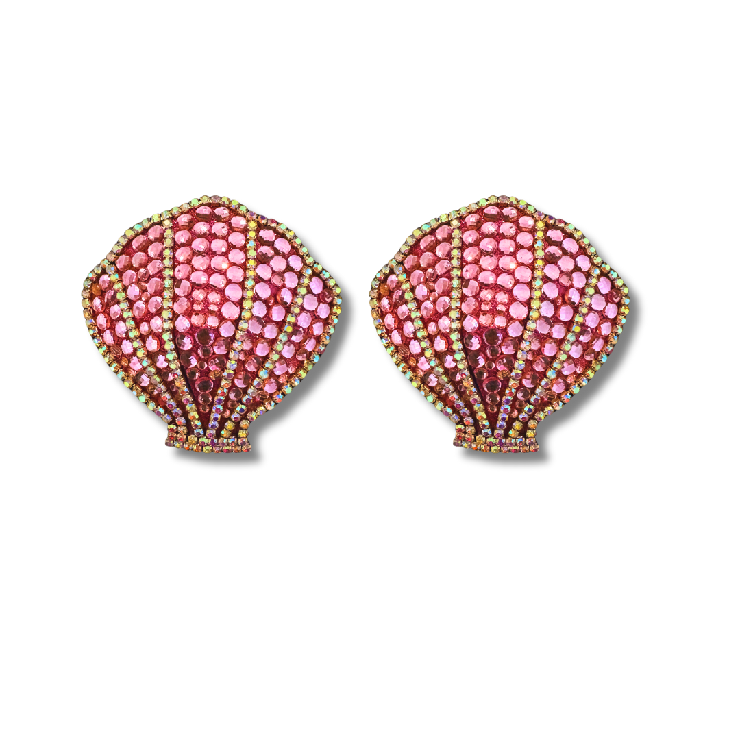 CÔTE d'AMOUR Rhinestone and Gem Nipple Pasties (2pcs) Available in Pink or Aqua