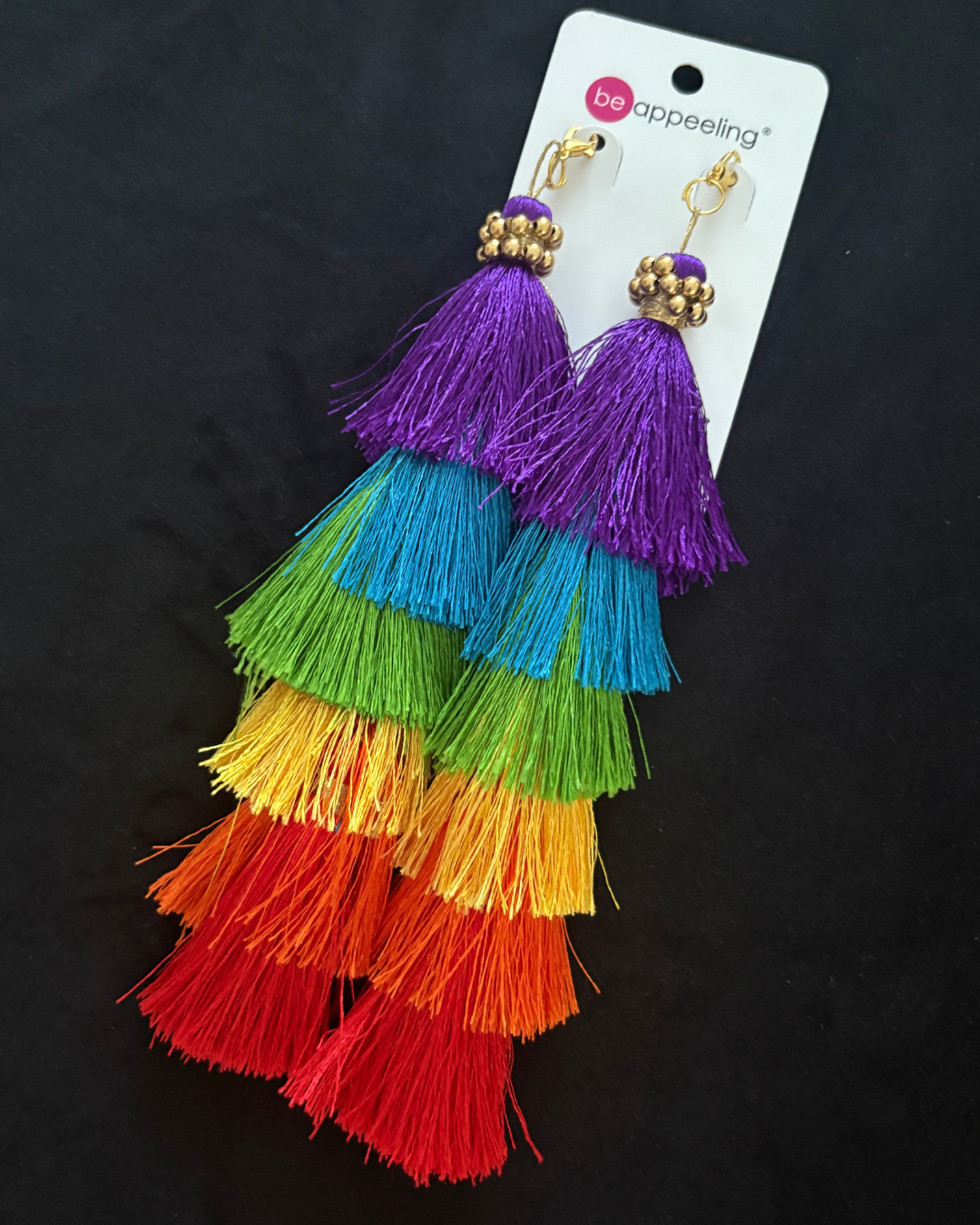 Rainbow Pride Tassels for Nipple Covers, Pasties (2pcs)