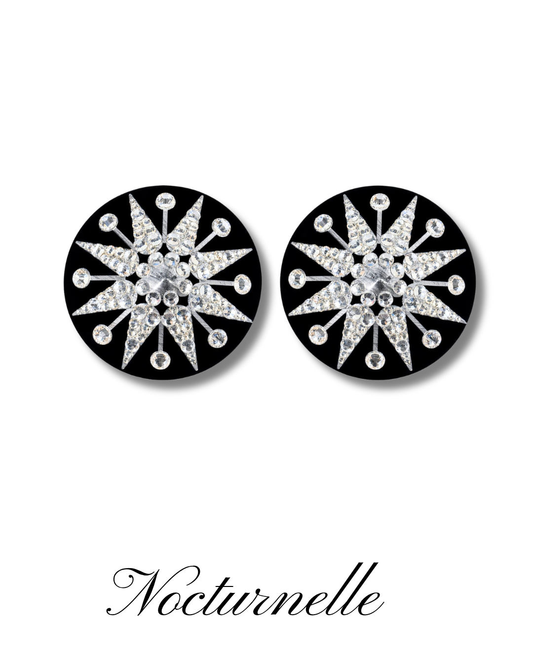 DITA VON TEESE NOCTURNELLE Silver Star Pasties (2pcs) Appeeling 2.5"