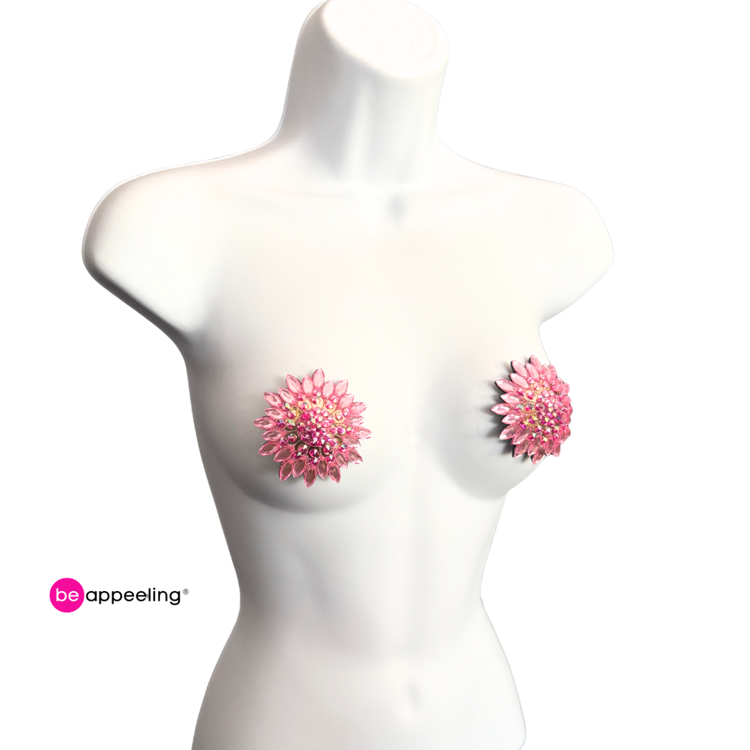 PIXIE DUST Pink Breast Cancer Awareness Nipple Pasties, Pasty (2pcs)