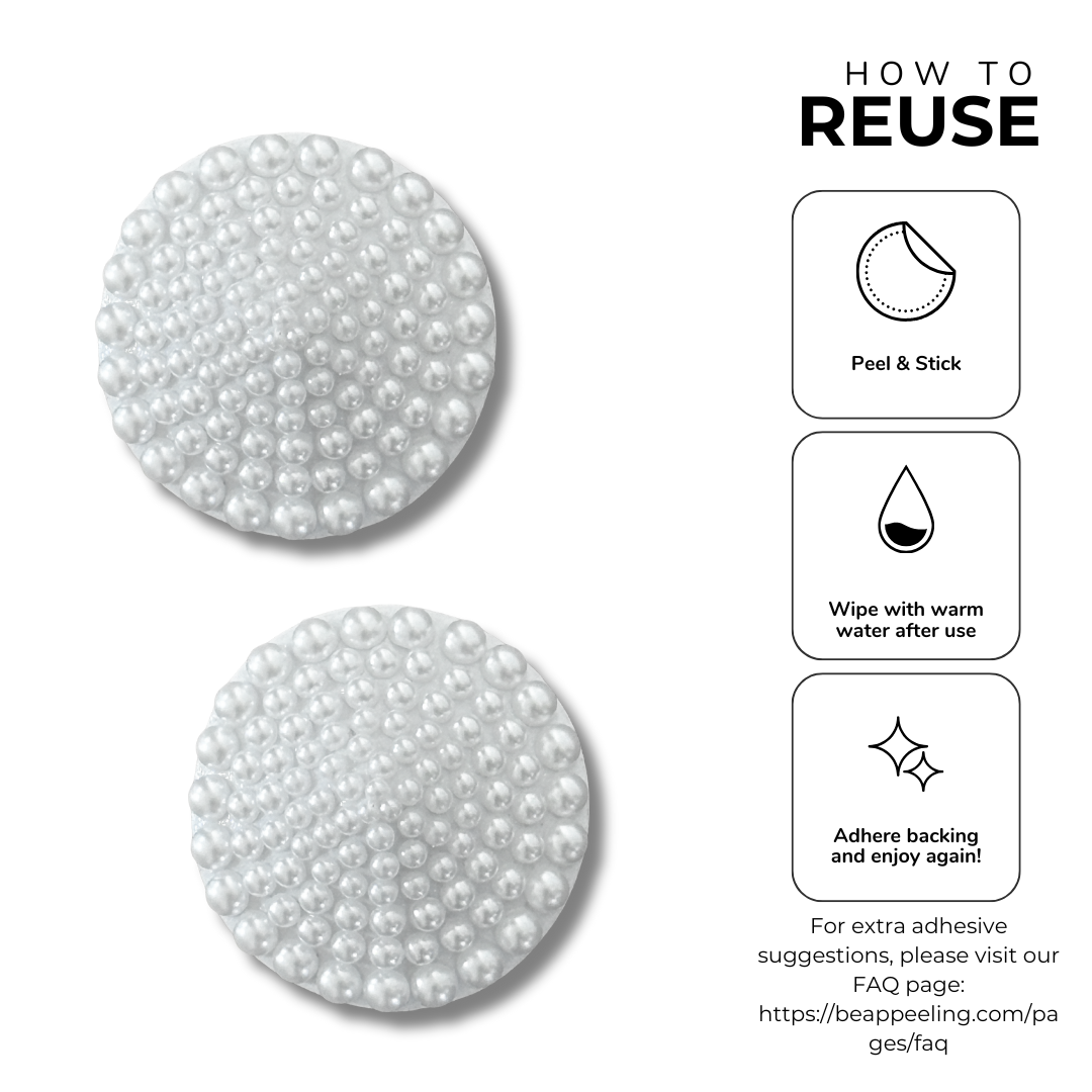 MERINGUE – Pearl Circle Nipple Pasties (2 pcs)