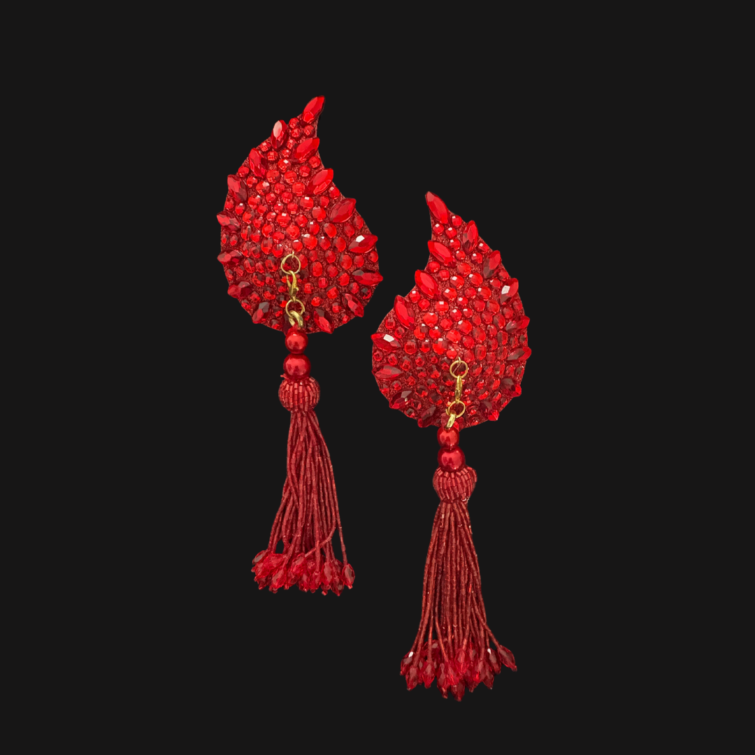 DÉSIRÉE Paisley Gold Gem Nipple Pasties, Pasty (2pcs) - With Removable Tassels (Copy)