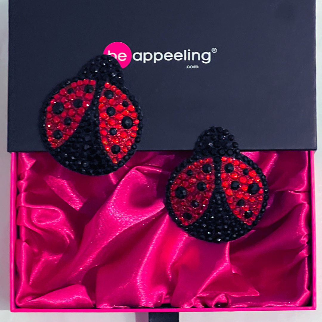 LADY MARMALADE Cache-tétons réutilisables Ladybug, pâteux (2 pièces)