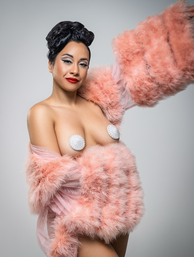 MERINGUE – Pearl Circle Nipple Pasties (2 pcs) Showgirl Bling Appeeling