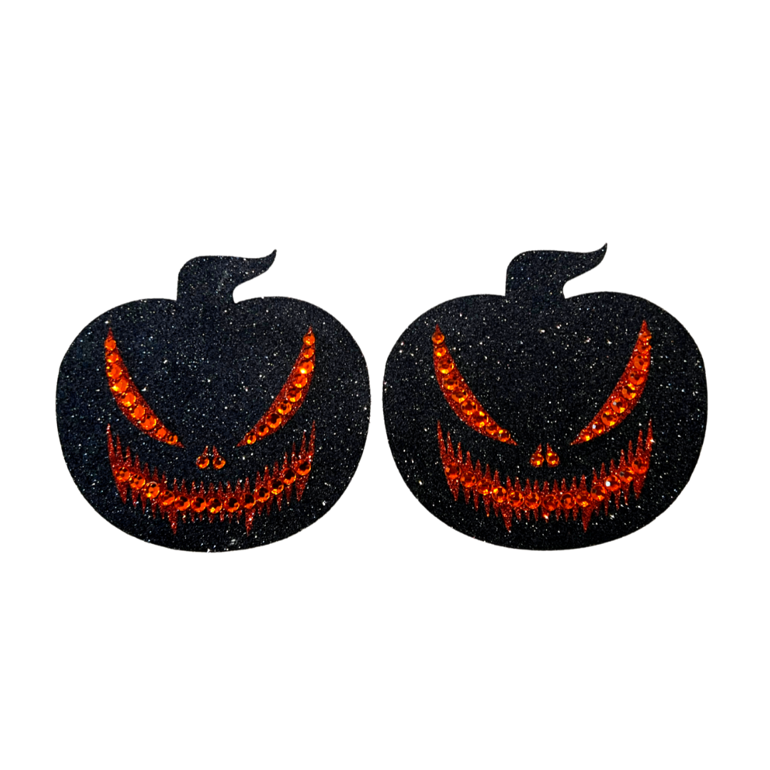 Nipple Pasties – Pumpkin Spice Halloween Nipple Pasties