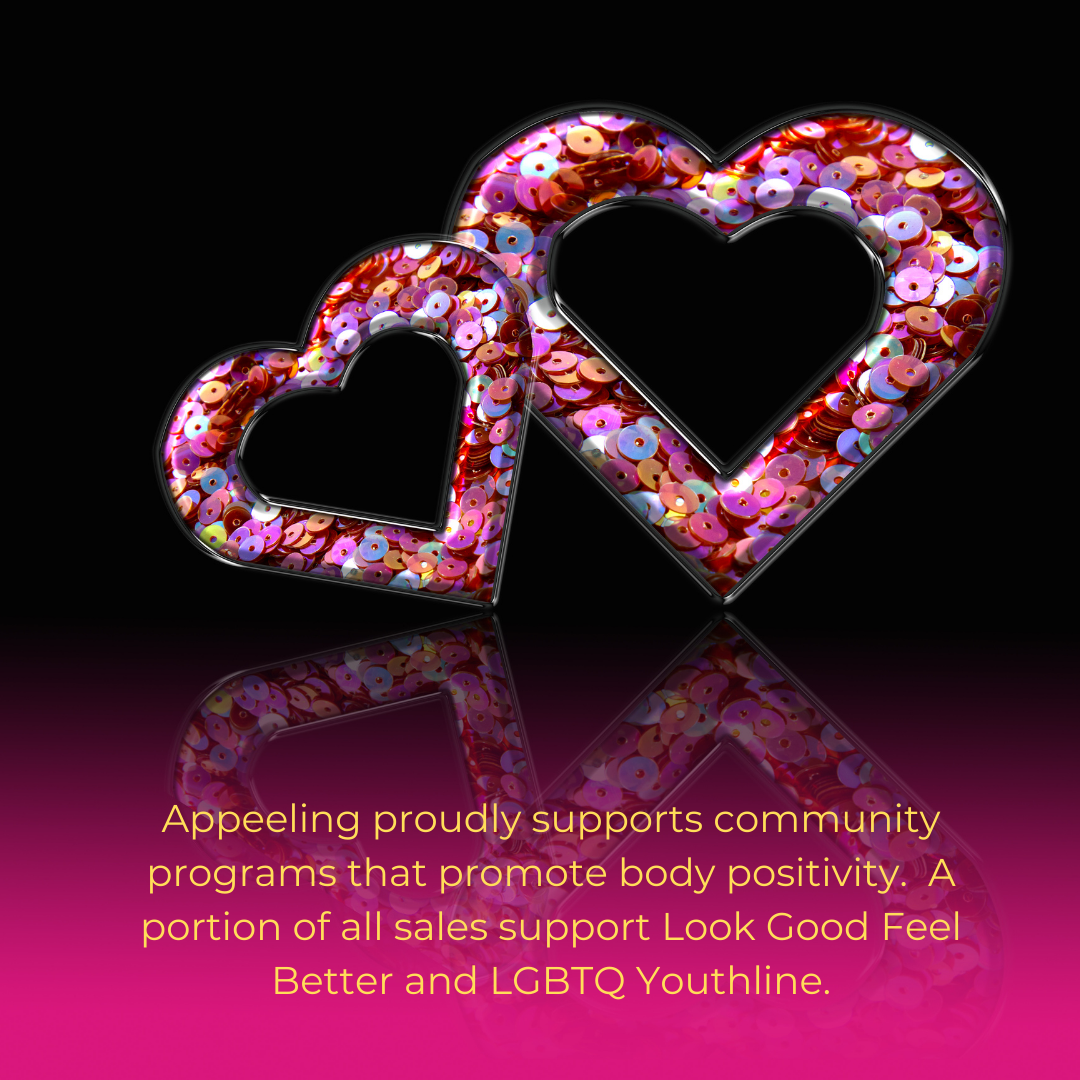 CONFIDENCE Breast Cancer Heart Nipple Covers, Pasties, Body Jewelry