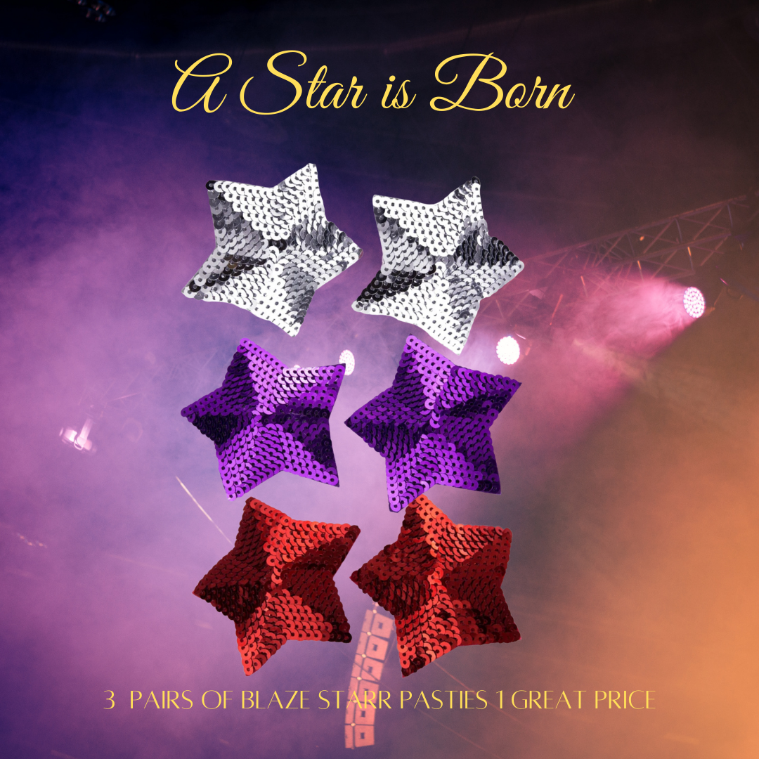 A Star is Born Pastie Bundle, Pasties, Tassels