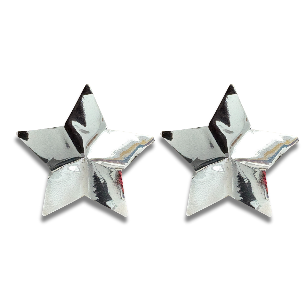 CELESTE Metallic Effect Stars (5 Colours!) Nipple Pasties, Nipple Covers 2 pcs