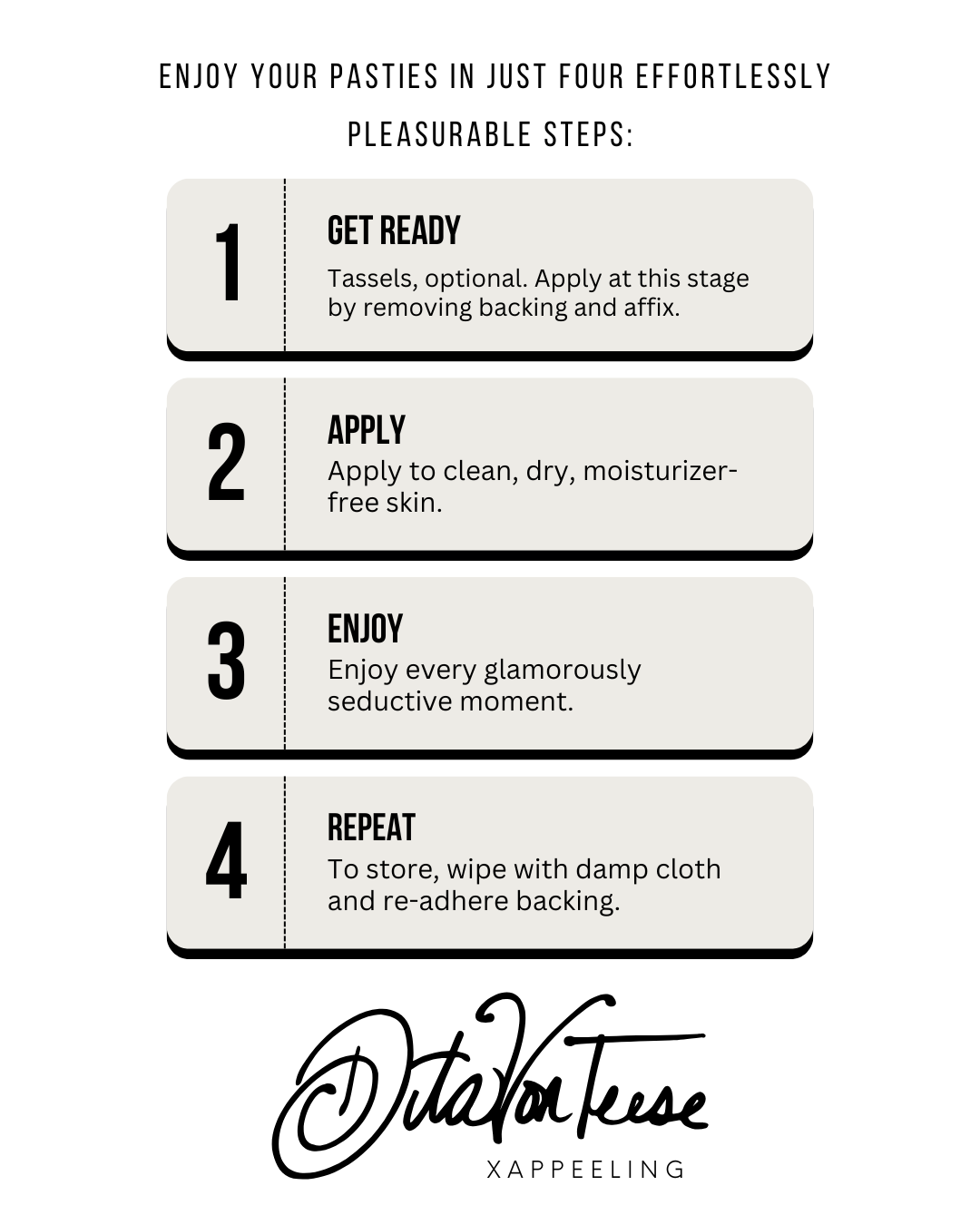 DITA VON TEESE Ingenue Red Rhinestone Heart Pasties (2pcs)