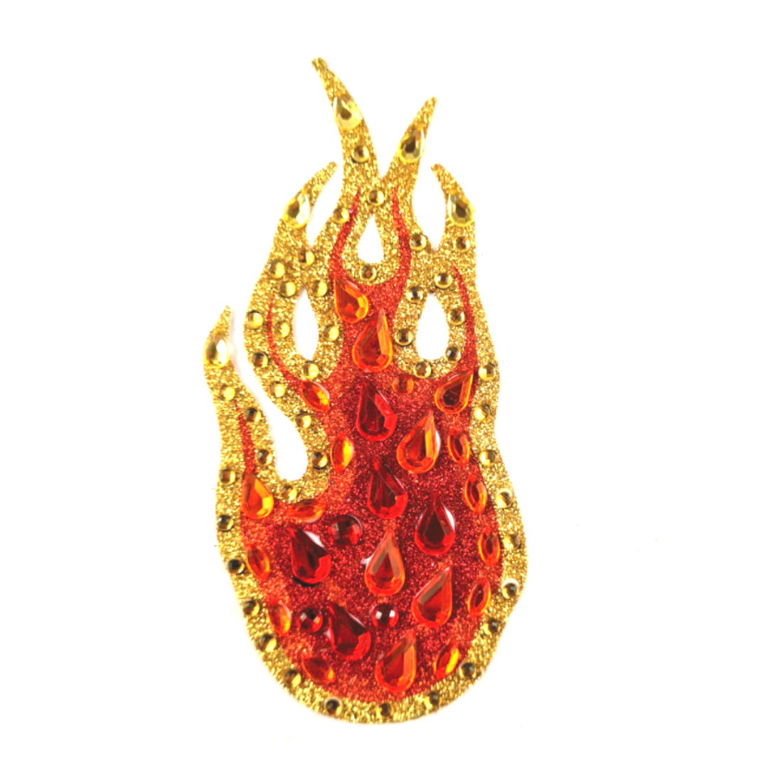 FIFI FIREBALL Rojo y Dorado Diseño Intrincado Pasties de Pezones Dorados (2 piezas), Fundas para Festivales, Carnaval Raves Lencería Burlesca Halloween