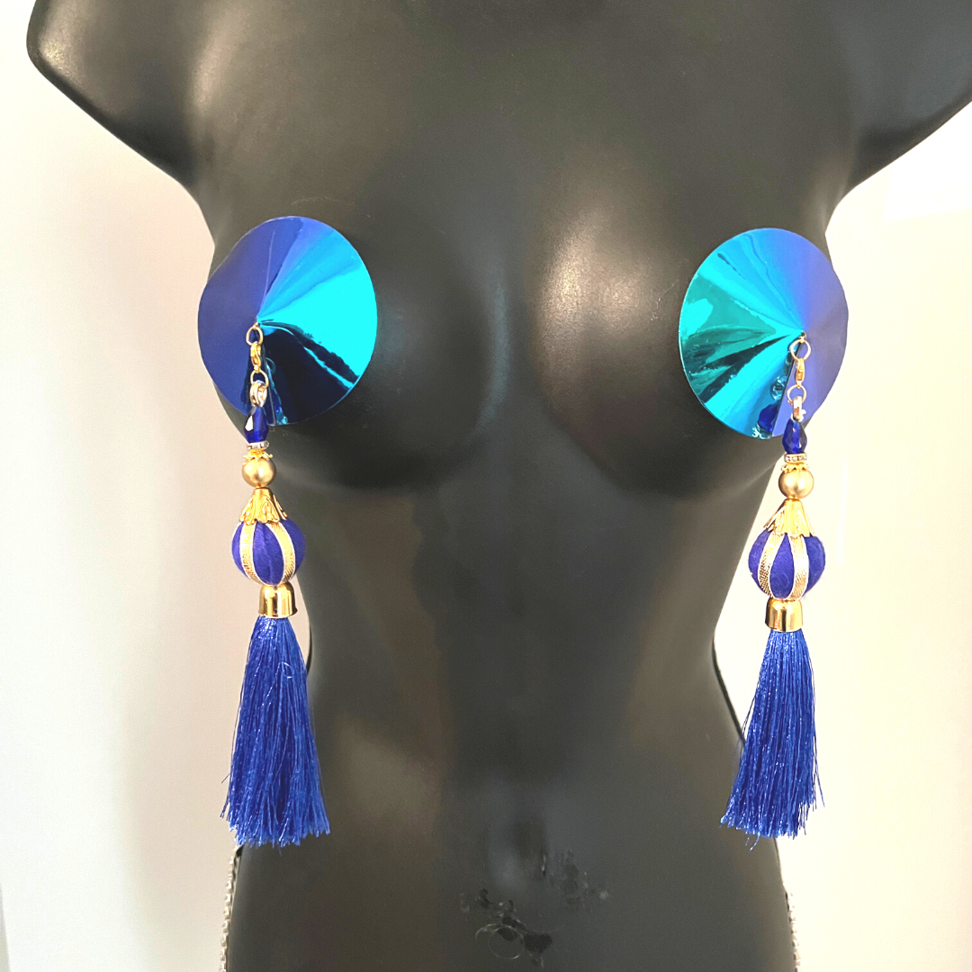 Blue USA Star Rave Pasties – Nipple Covers for Festivals - Shop Delfina  Clothing
