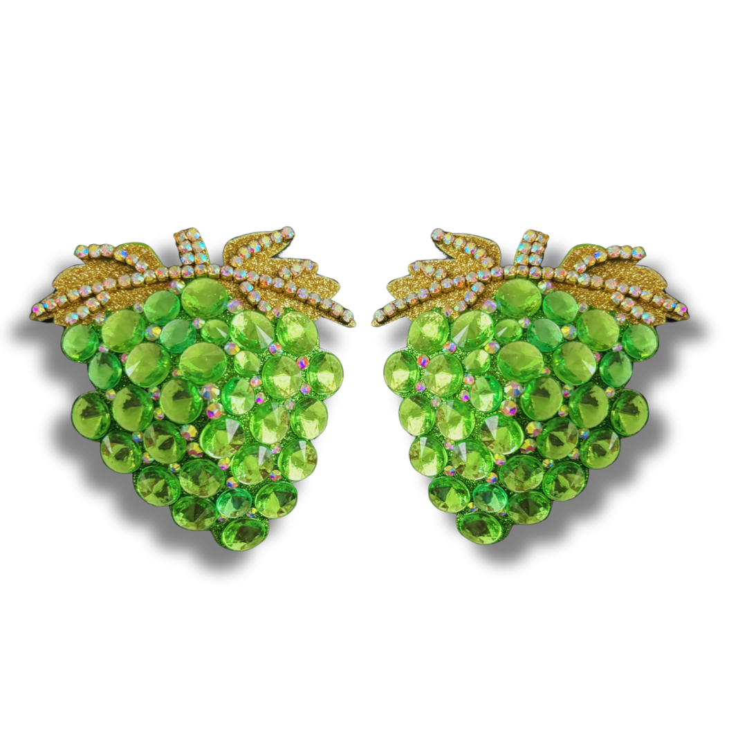GRAPE EXPECTATIONS Purple or Green Bunches of Grapes Nipple Pasties (2pcs) (Copy)
