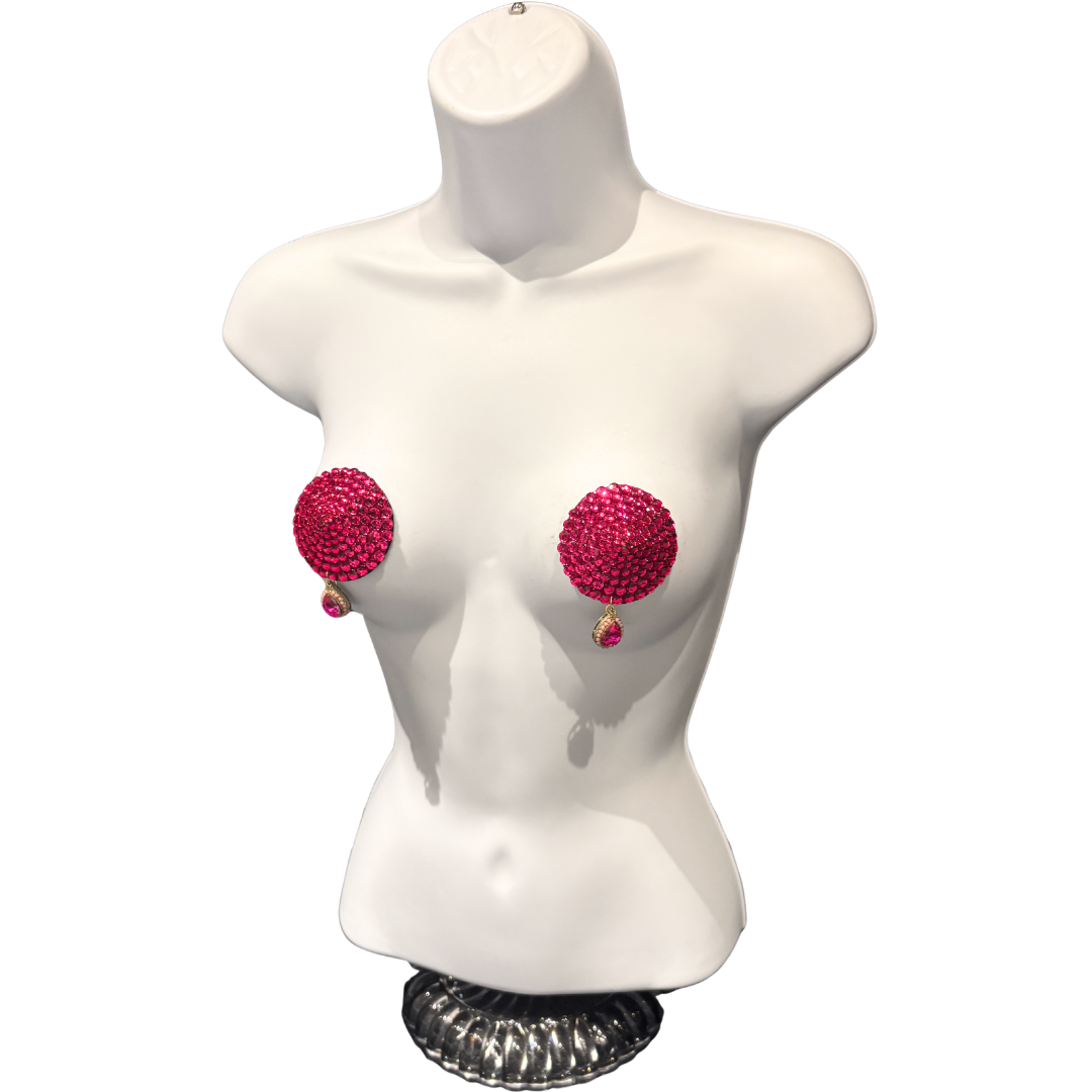 TEARS OF JOY Pink Breast Cancer Awareness Nipple Pasties, Pasty (2pcs) Appeeling