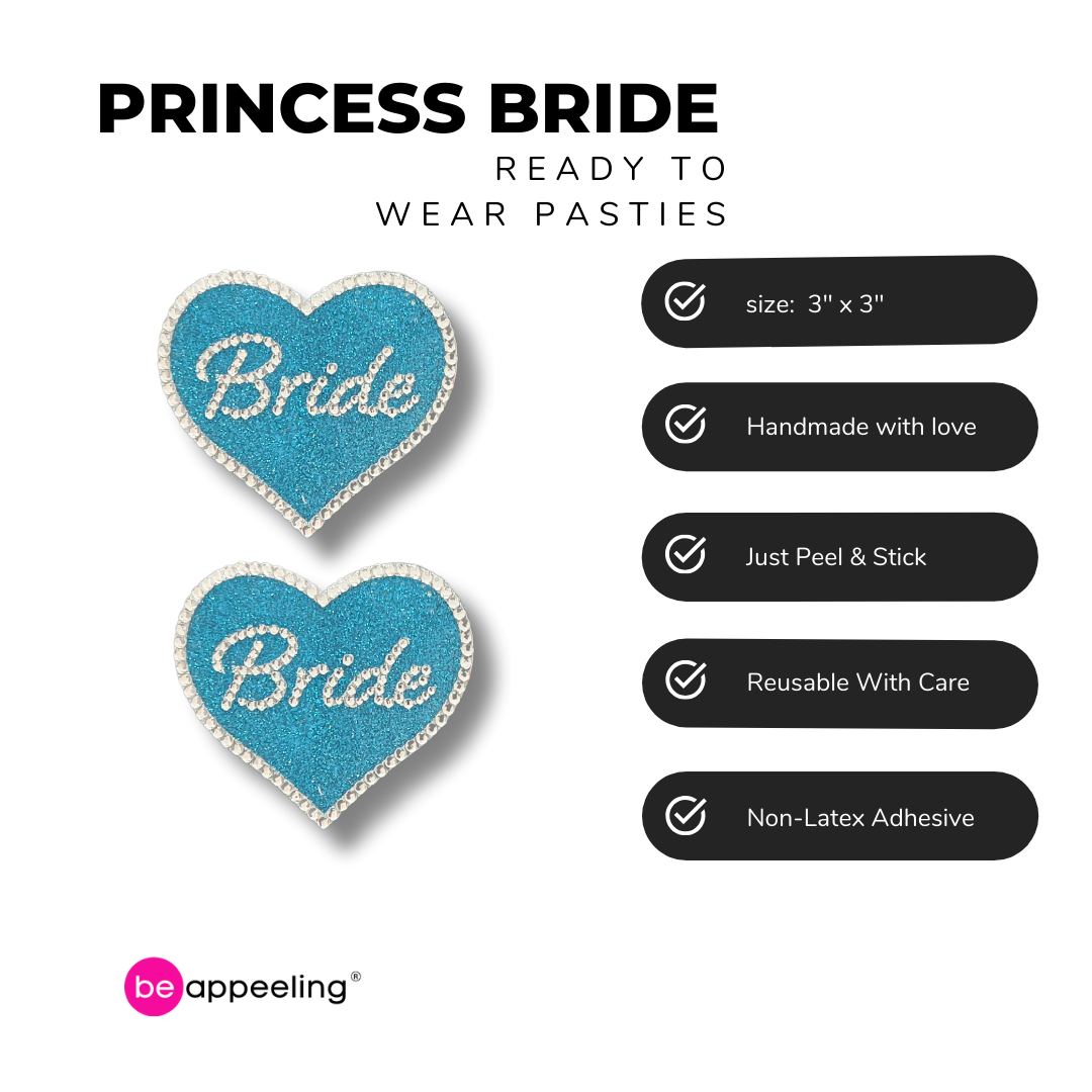 PRINCESS BRIDE BUNDLE 2 PAIRS (4 pcs) Nipple Pastie Set – SALE – Appeeling