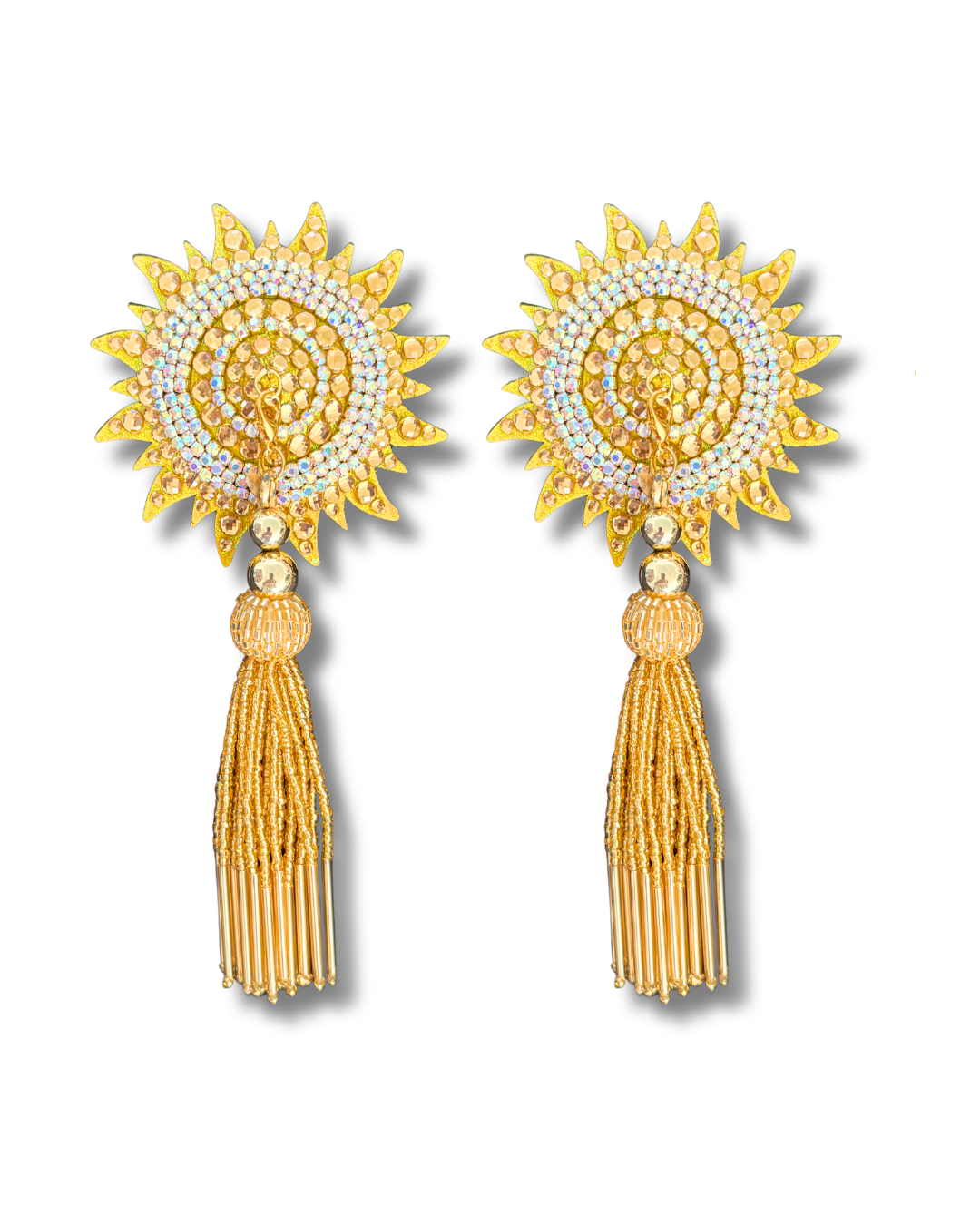 HERE COMES THE SUN  Dirty Martini x Appeeling Sun Pasties with Removable Tassels