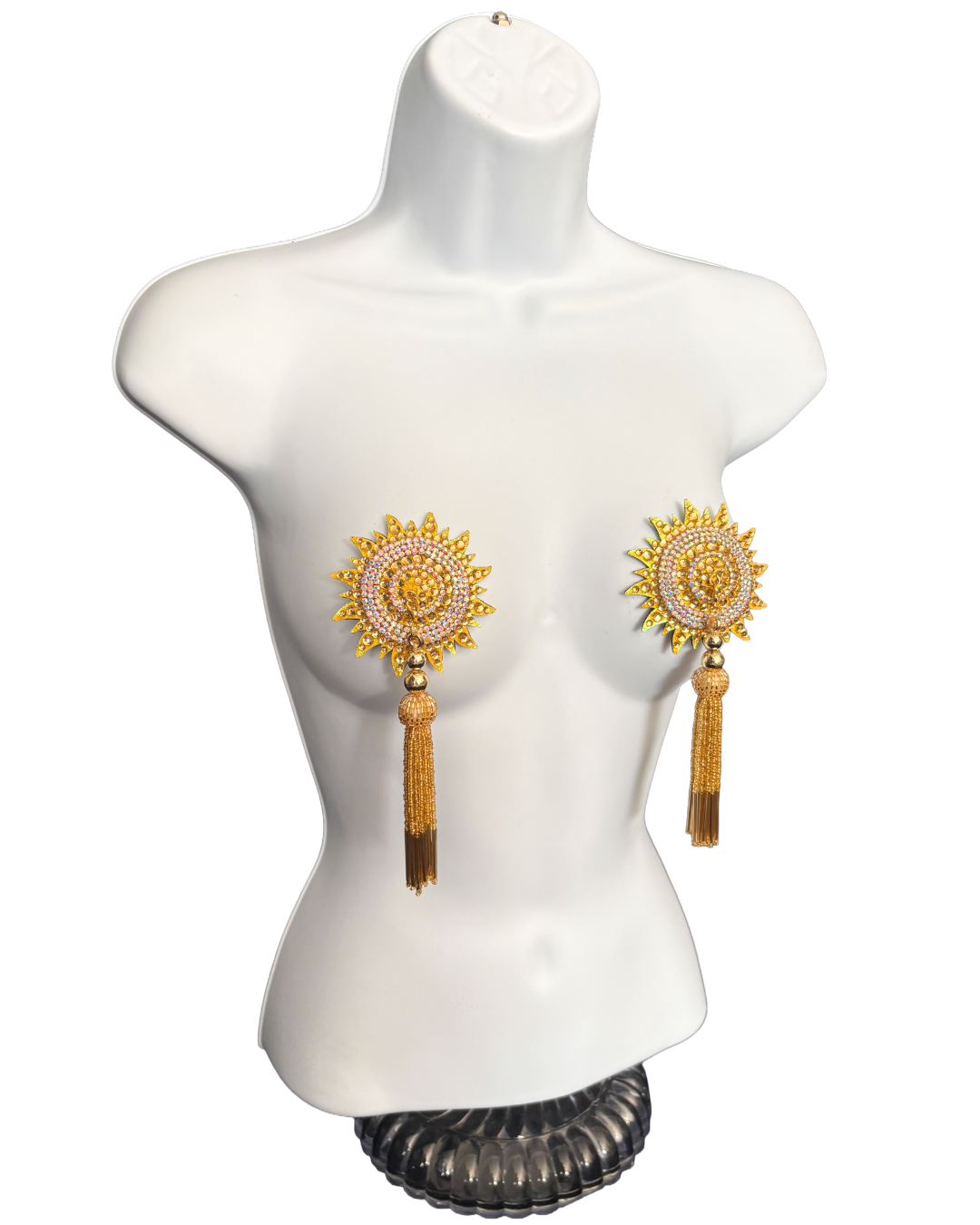 HERE COMES THE SUN  Dirty Martini x Appeeling Sun Pasties with Removable Tassels