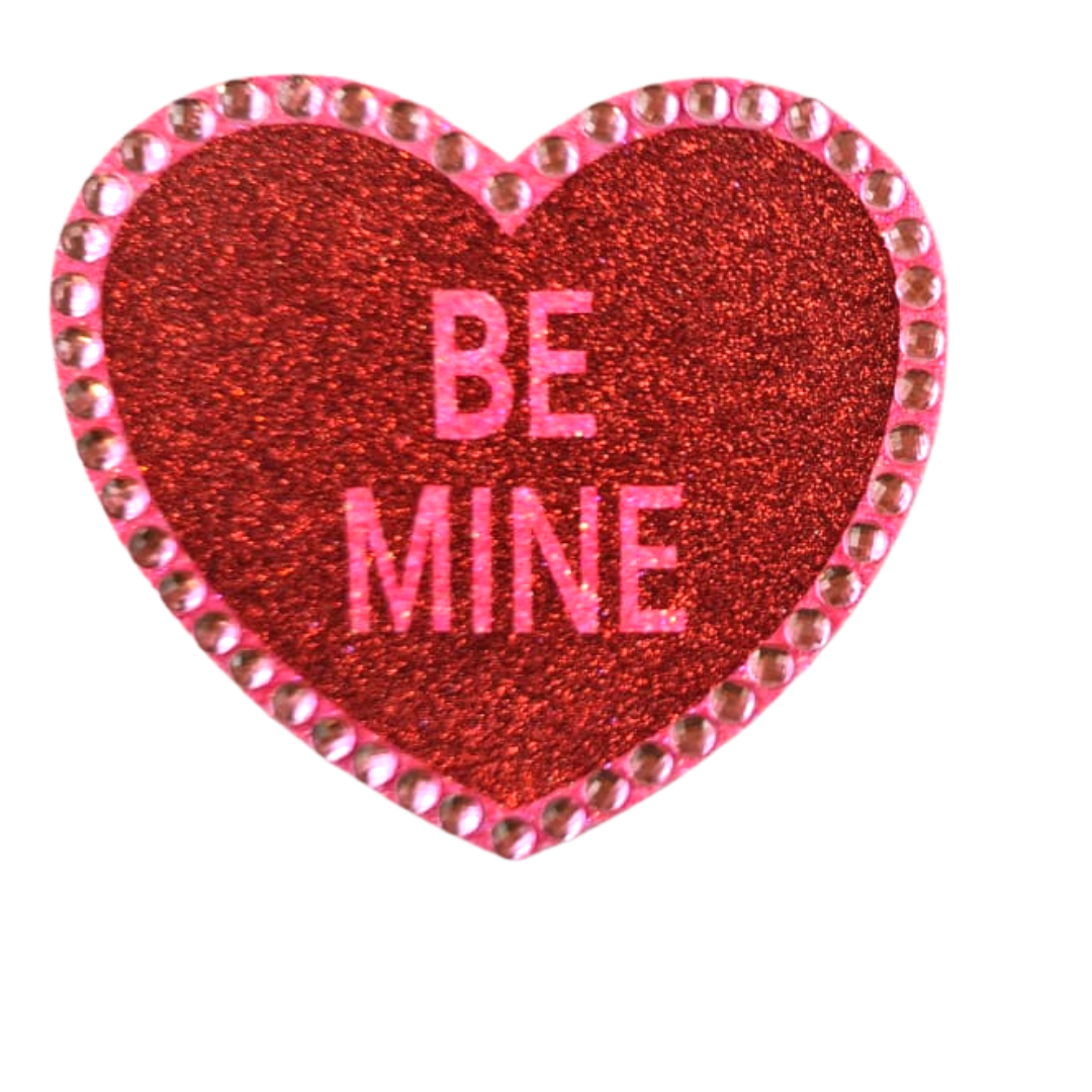 Love Bomb Bundle - 2 pairs (4 pcs) Heart Nipple Pasties for Burlesque Lingerie Festivals Valentines