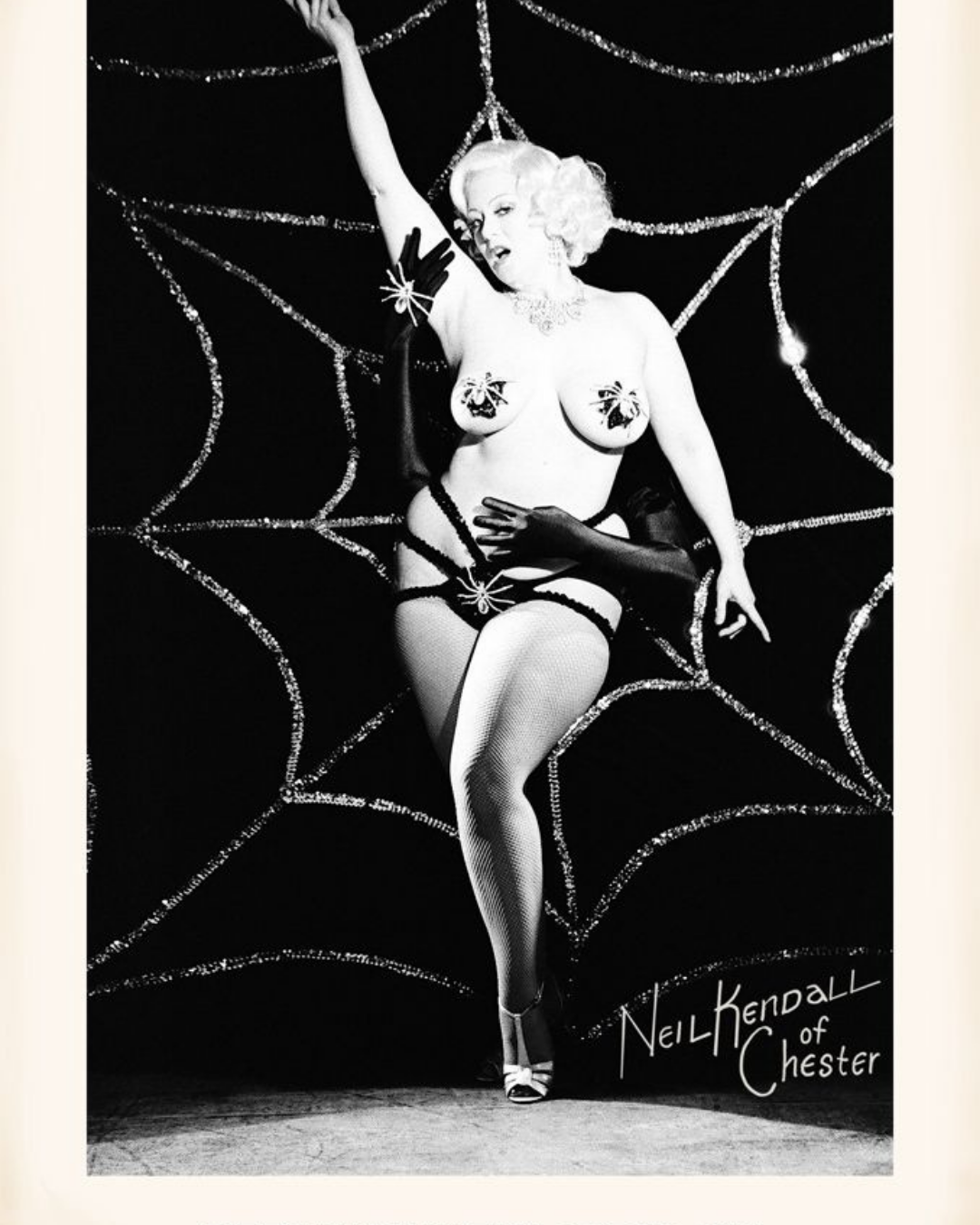 ZORITA’S WEB Spider Pasties Dirty Martini x Appeeling (2pcs) With Tassels