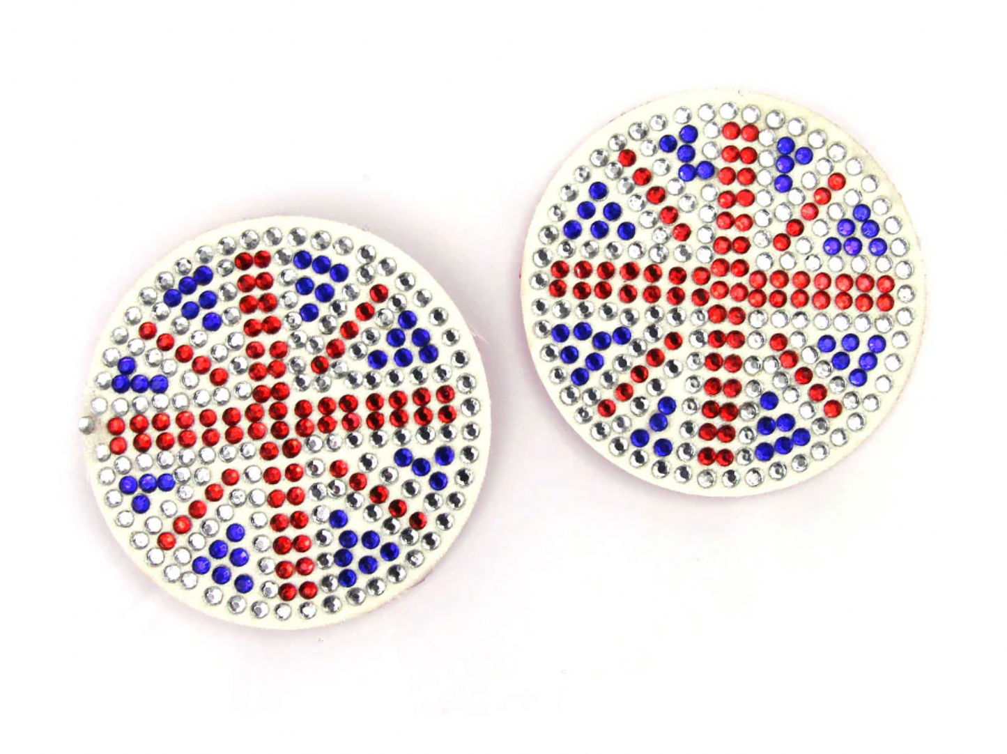 Paquete Brit Box (3 pares, 6 piezas) Pezones para pezones inspirados en Union Jack, fundas para lencería, festivales del orgullo burlesco y más – OFERTA