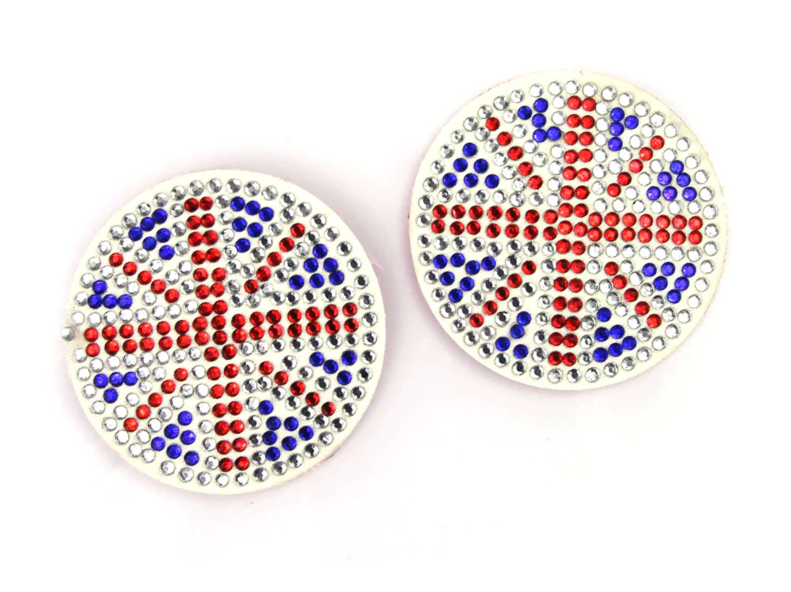 Brit Box Bundle (3 paires, 6 pcs) Nipple Pasty inspiré de Union Jack, couvertures pour lingerie, festivals de fierté burlesque et plus encore – VENTE