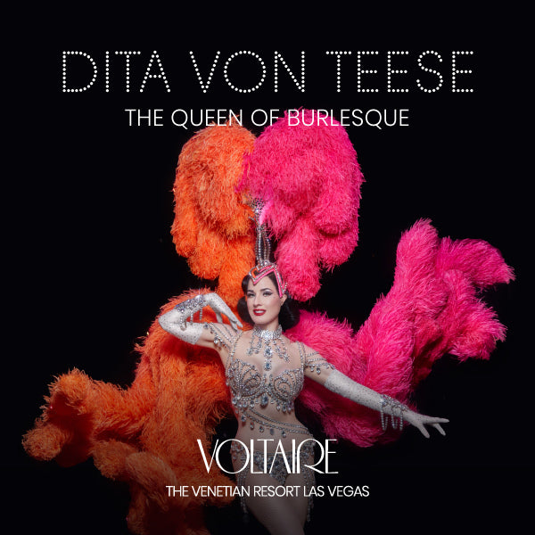 DITA VON TEESE Teesorama (Shimmering Silver) Glitter & Gem Pasties with Removable Hand-Beaded Tassels (2pcs)