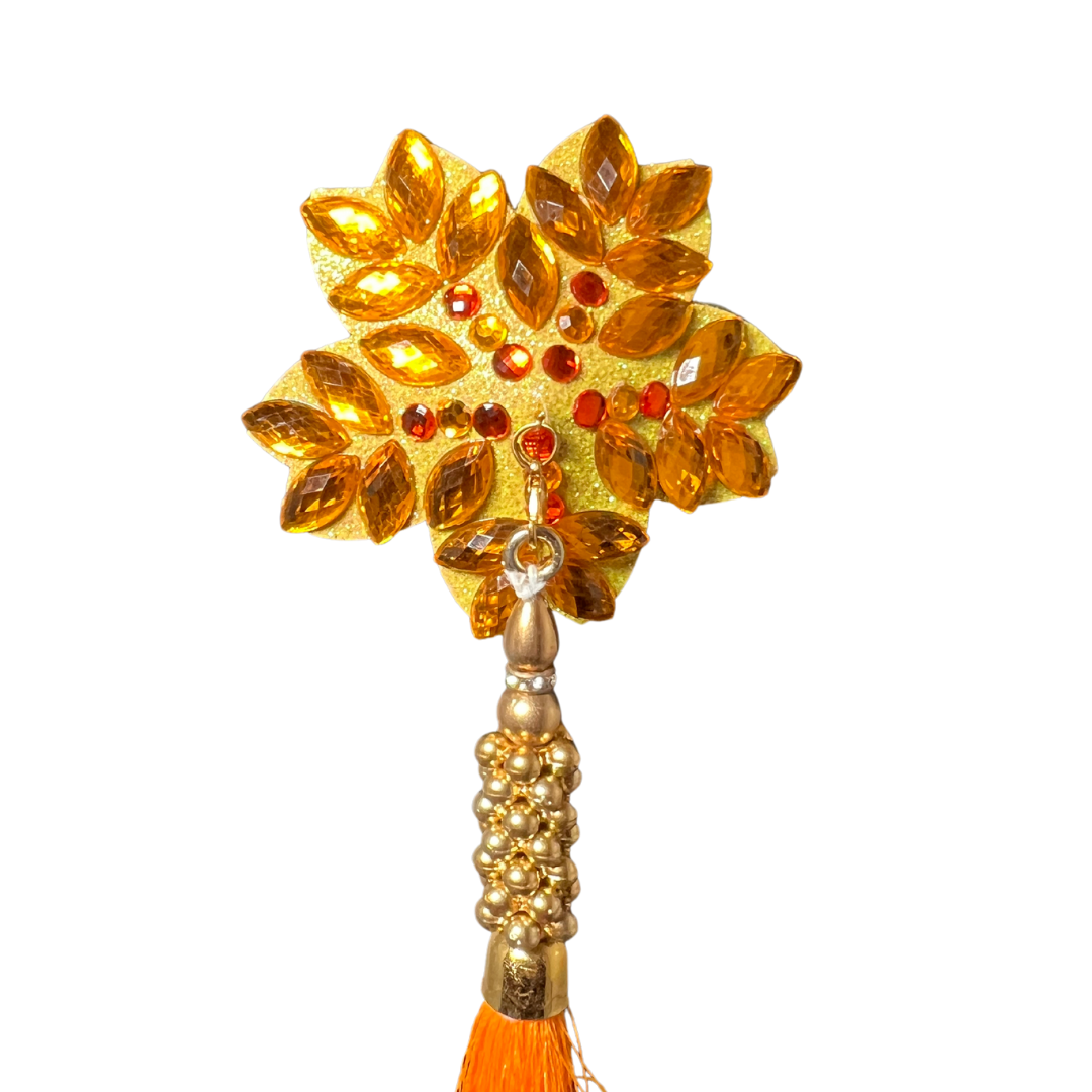 GOLDIE SWAN Pastel de pezón de flor amarilla, cubierta de pezón (2 piezas) con borlas de cuentas amarillas y doradas para lencería Carnaval Burlesque Rave