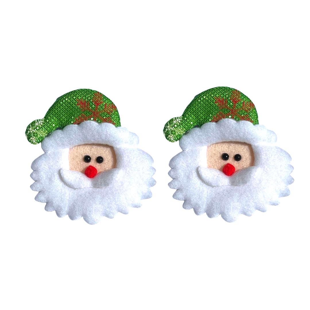 ELFIE Santa Nipple Pasties 2pcs, Covers for Festivals, Carnival Raves Burlesque Lingerie and Christmas