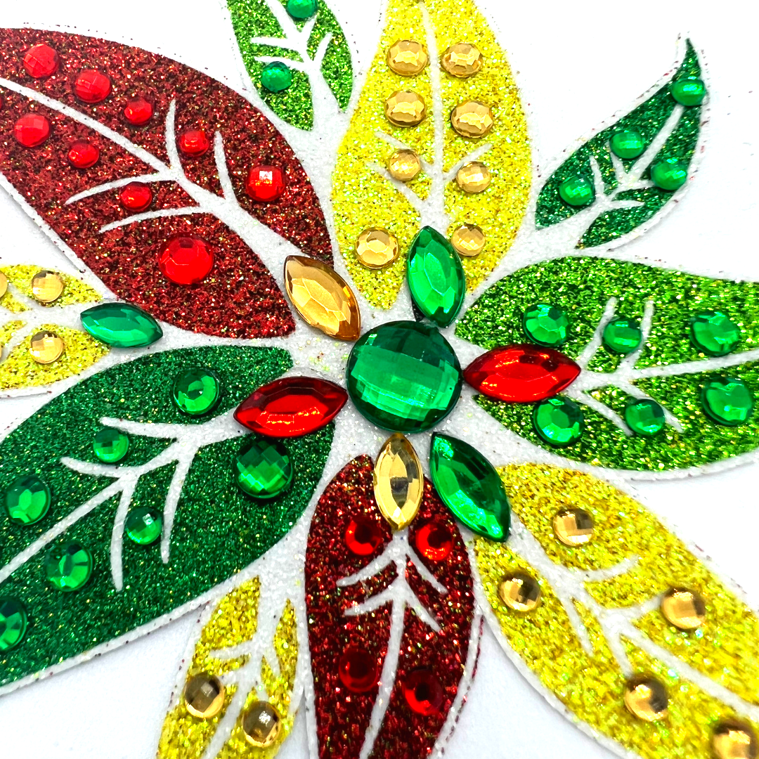 SWEET DELILAH - Pasties para pezones con flores de brillo y cristal, fundas (2 piezas) para festivales, lencería burlesca Carnival Raves - OFERTA