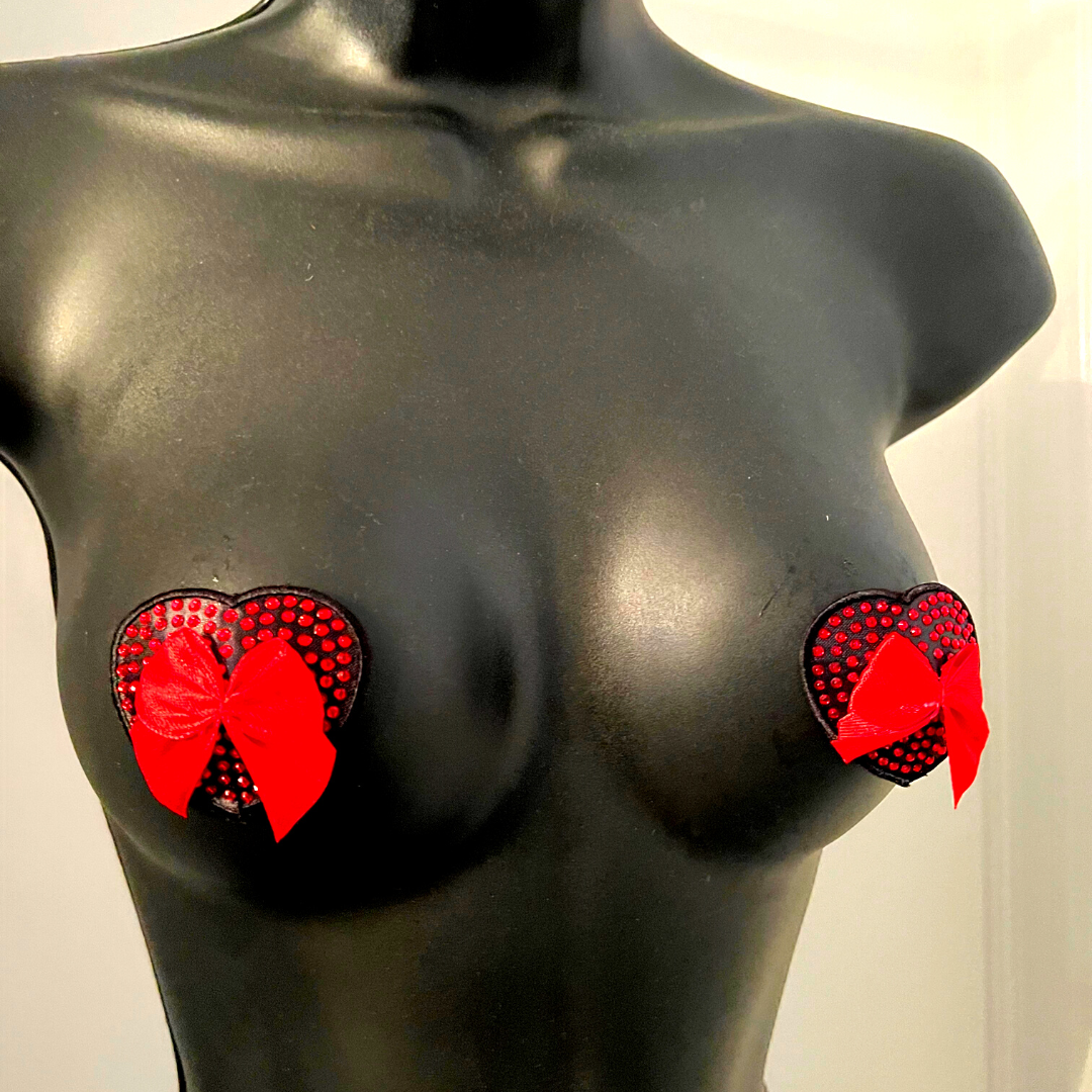BUNDLE OF LOVE 3 Pairs of Reusable Crystal Heart Nipple – Appeeling