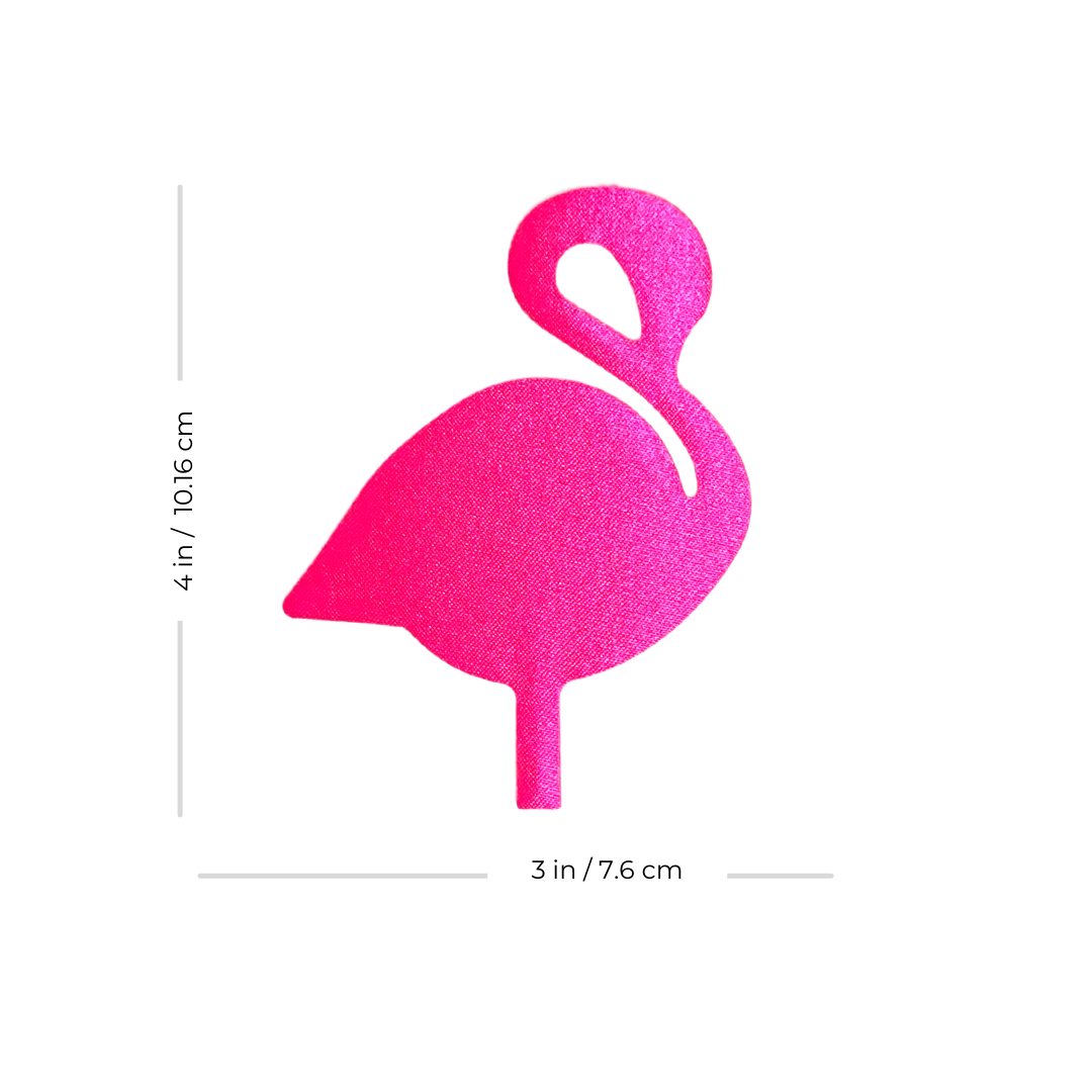 FLAM-TASTIC Flamingo Satin Nipple Covers, Burlesque Pasties, Bijoux de corps