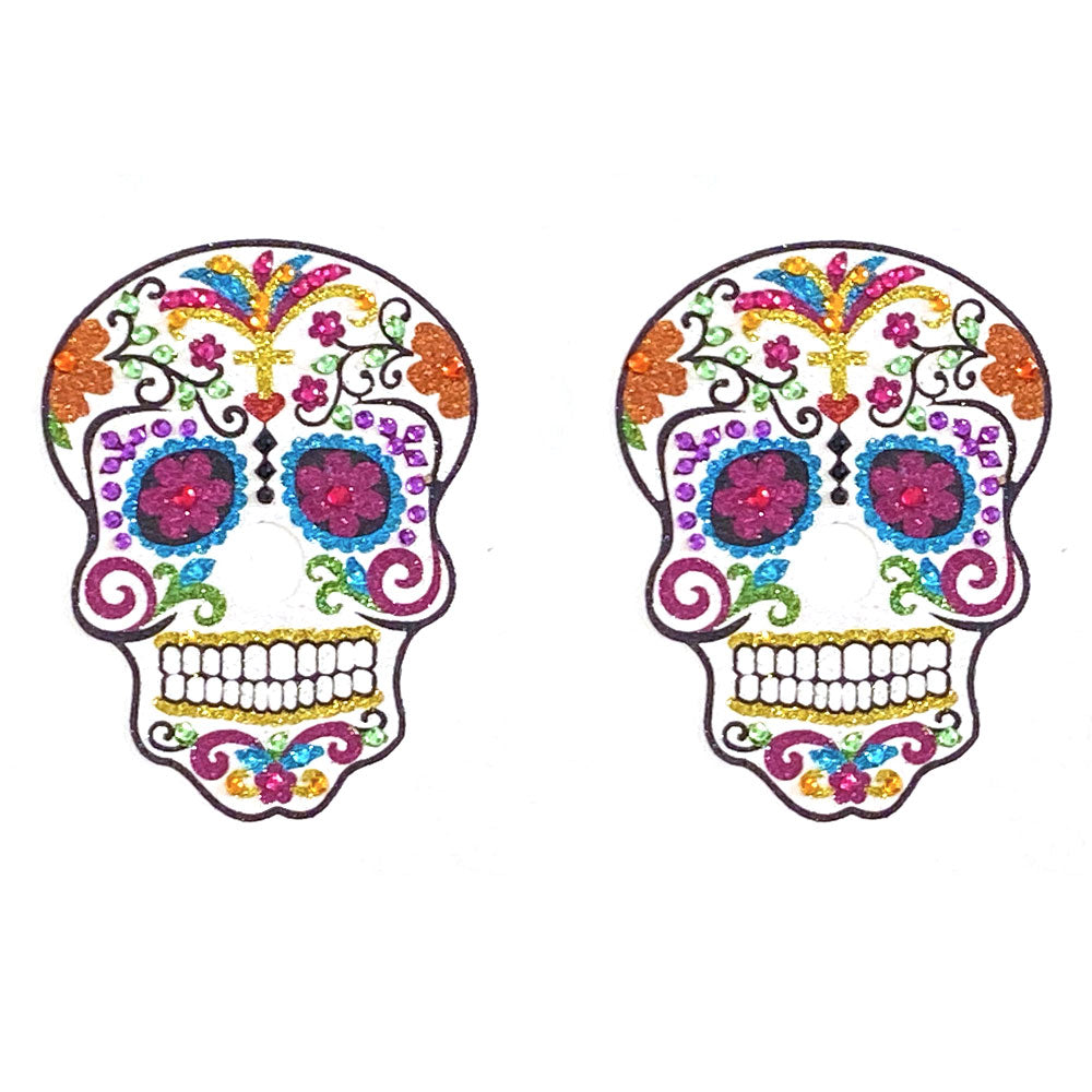 Skull Candy Glitter Skull Nipple Pasty, Couvertures (2 pcs)