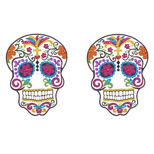 Skull Candy Glitter Skull Nipple Pasty, Couvertures (2 pcs)