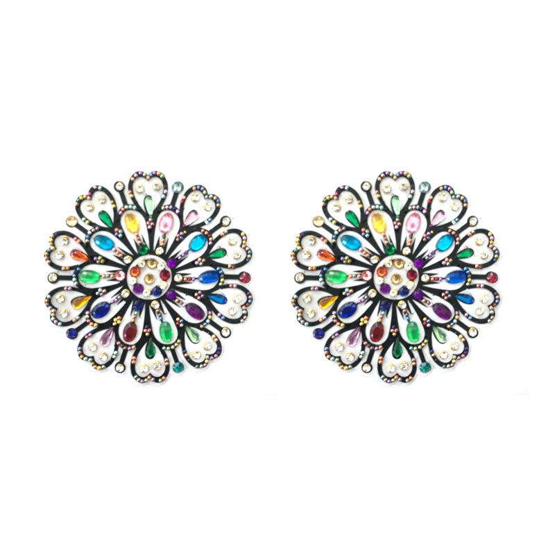 Kaleidoscope Multi-colour gem pasties, nipple covers (2 pcs)