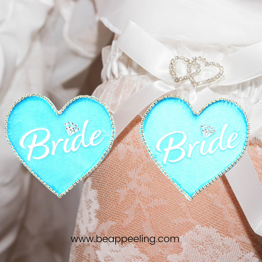 BRIDE BOX SET - Glitter Pearl Sequin Tassels, Nipple Covers, Pasties